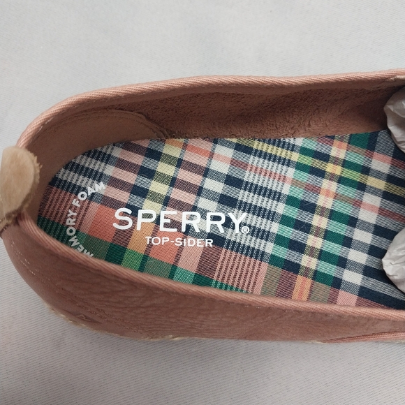 Authentic Sperry sailor S/O LTR/jute blush women's size 9.5 - Picture 9 of 16